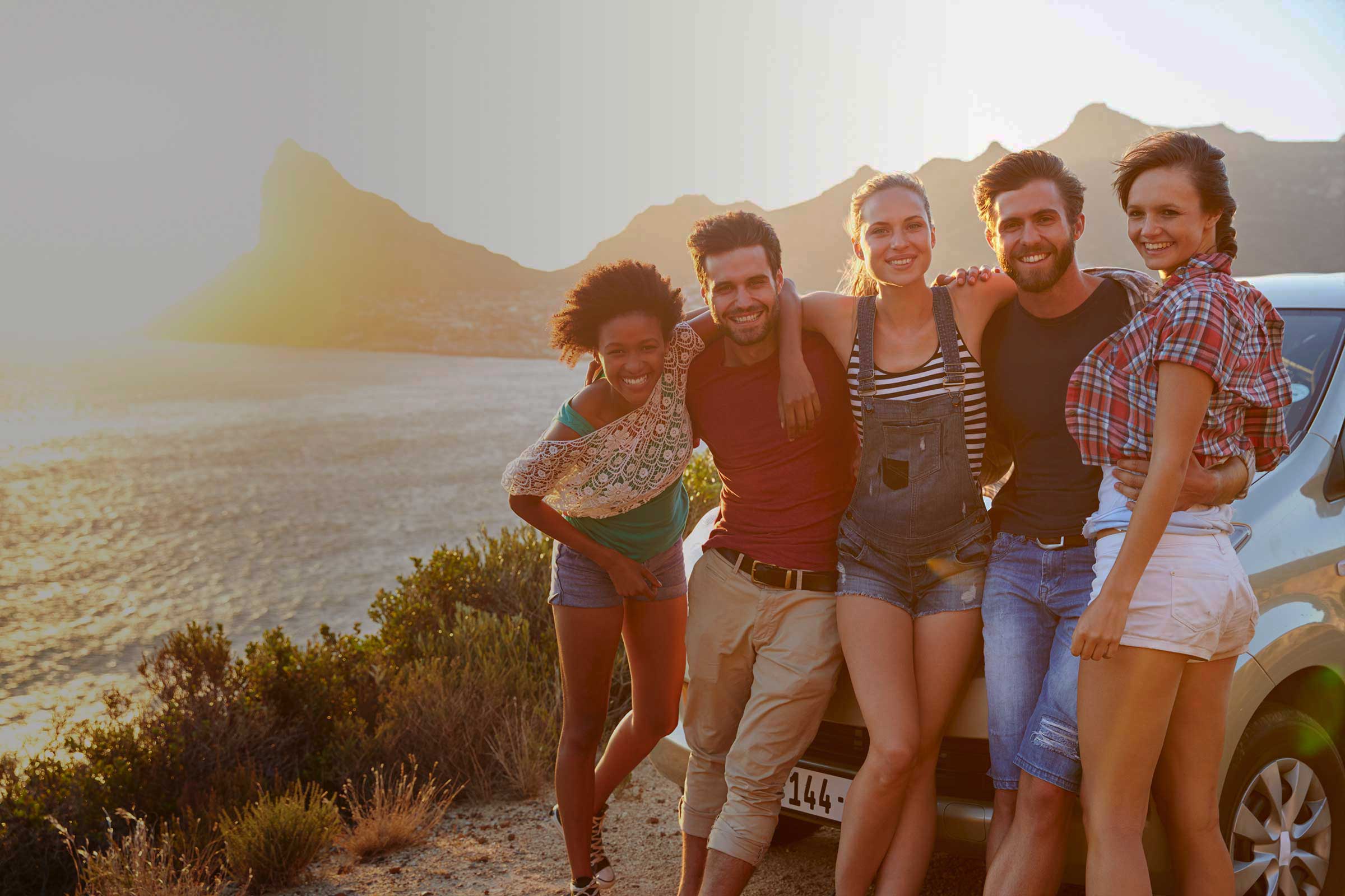 Reisegruppe am Meer – Originalmotiv von GRUPPENREISEN.COM