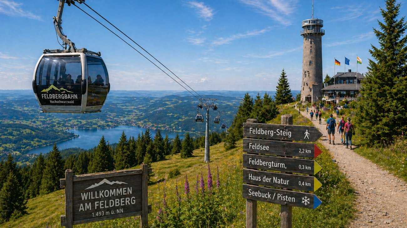 Erlebnis Feldbergbahn im Schwarzwald