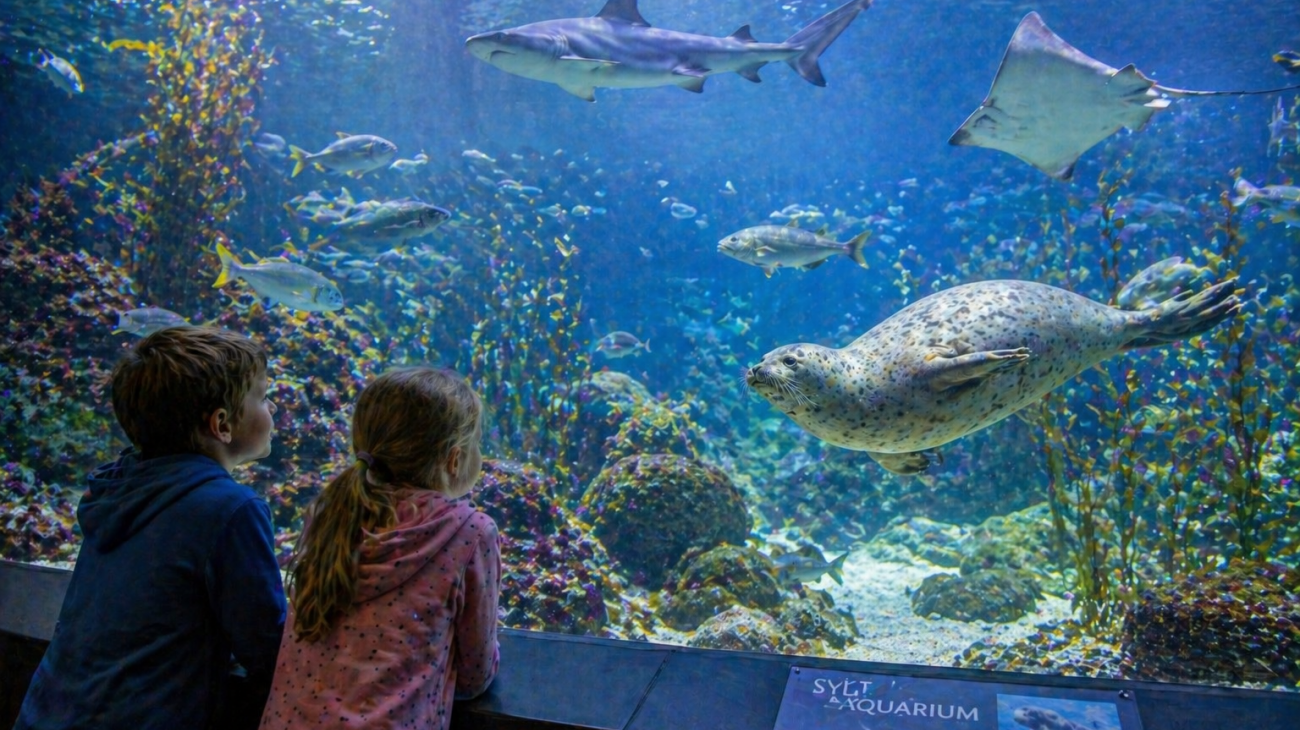 Faszinierende Unterwasserwelt im Sylt-Aquarium